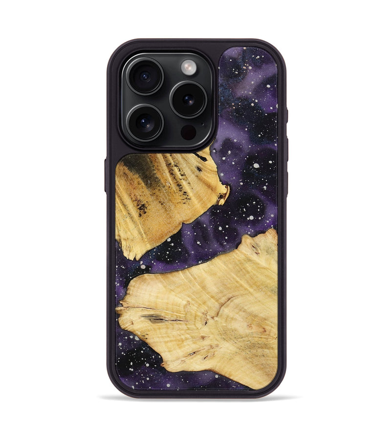 iPhone 15 Pro Wood+Resin Phone Case - Donald (Cosmos, 721829)