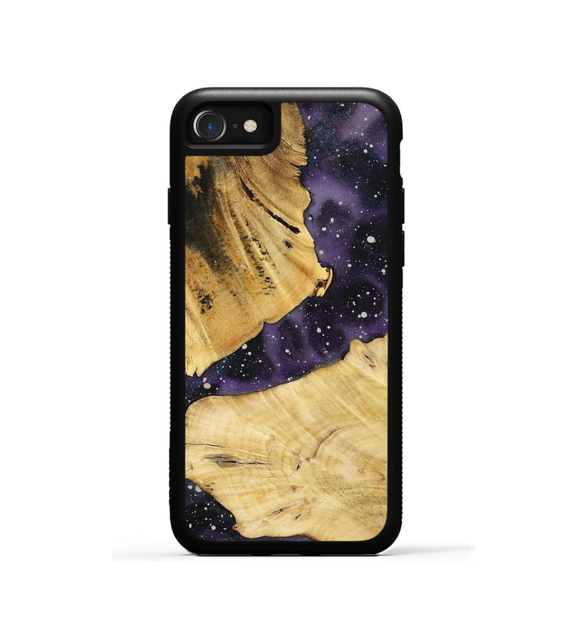 iPhone SE Wood+Resin Phone Case - Donald (Cosmos, 721829)