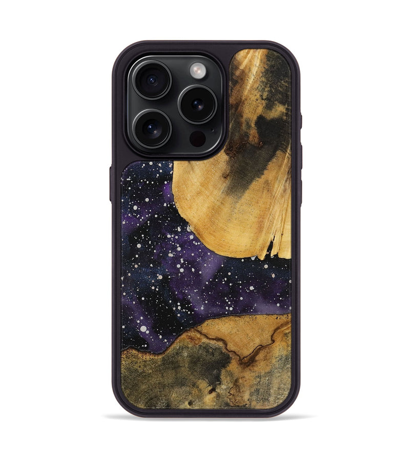 iPhone 15 Pro Wood+Resin Phone Case - Thelma (Cosmos, 721831)