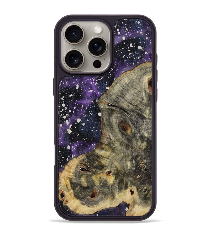 iPhone 16 Pro Max Wood+Resin Phone Case - Tisha (Cosmos, 721832)