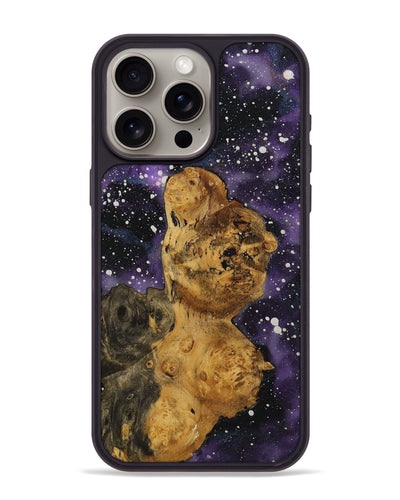 iPhone 15 Pro Max Wood+Resin Phone Case - Sheena (Cosmos, 721833)