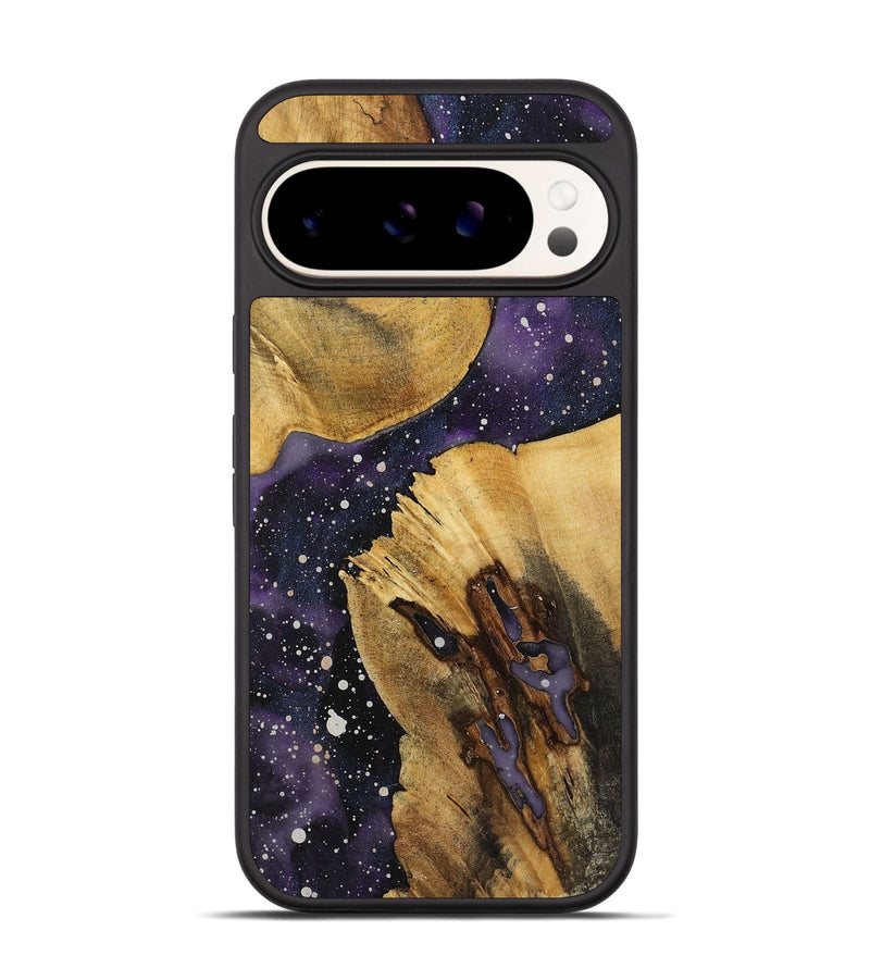 Pixel 9 Wood+Resin Phone Case - Leo (Cosmos, 721837)