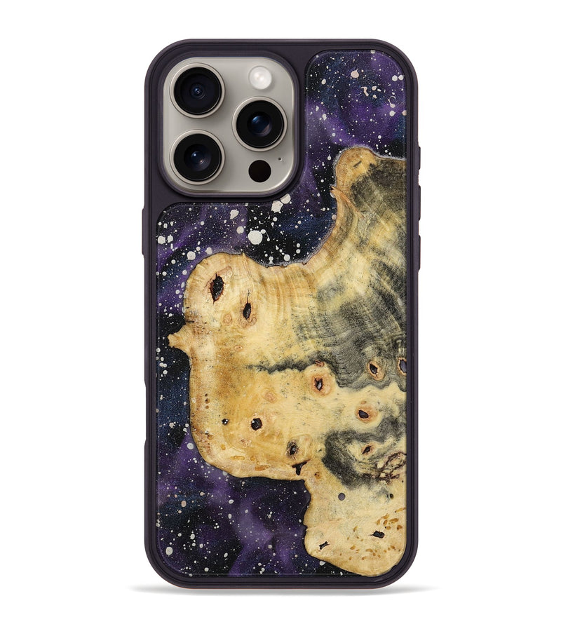 iPhone 16 Pro Max Wood+Resin Phone Case - Moises (Cosmos, 721840)