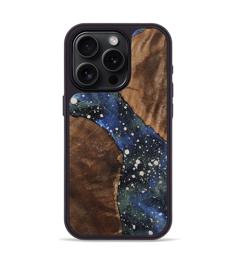 iPhone 15 Pro Wood+Resin Phone Case - Aria (Cosmos, 721844)