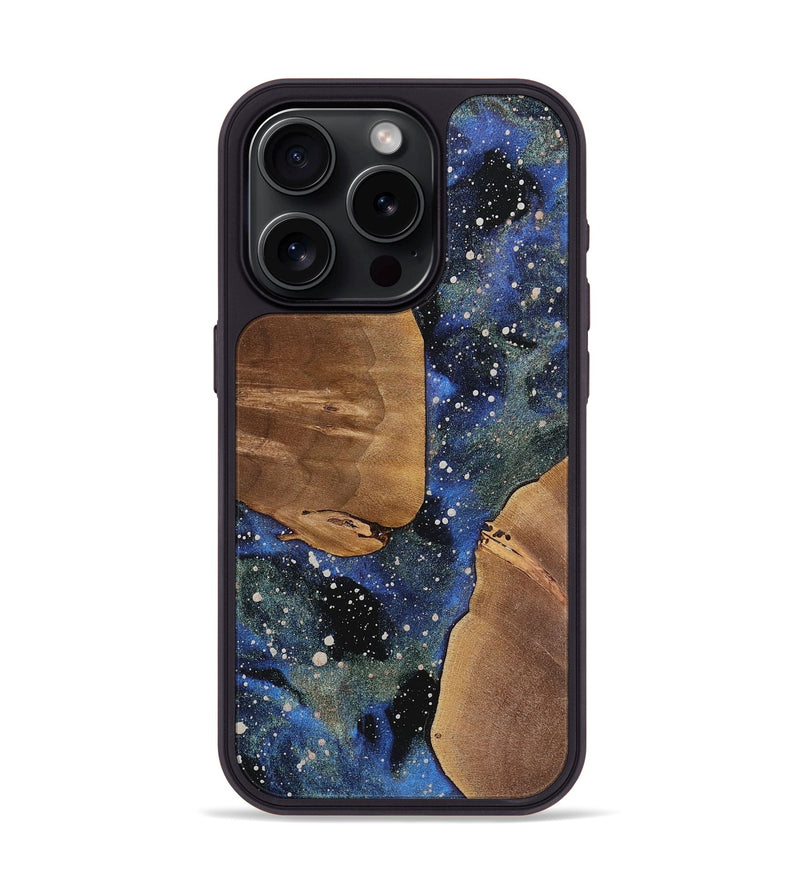 iPhone 15 Pro Wood+Resin Phone Case - Ethan (Cosmos, 721845)