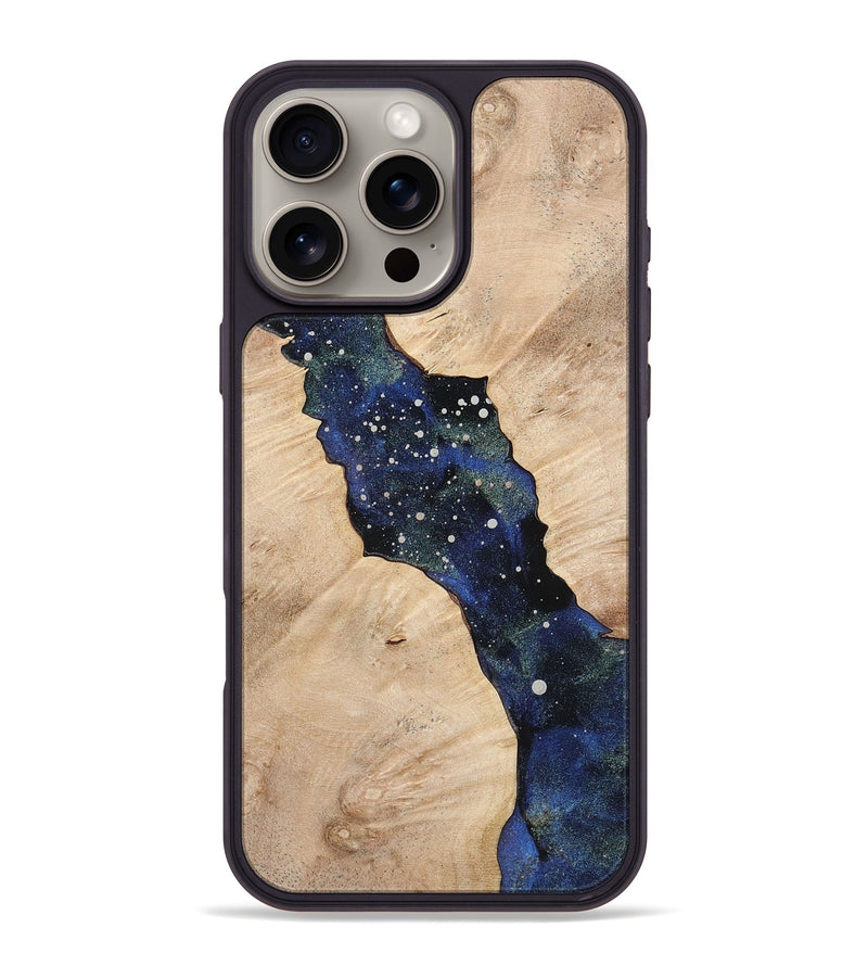 iPhone 16 Pro Max Wood+Resin Phone Case - Sienna (Cosmos, 721847)