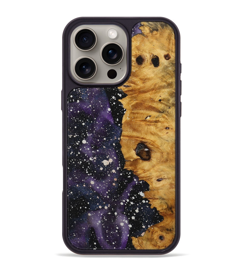 iPhone 16 Pro Max Wood+Resin Phone Case - Duane (Cosmos, 721848)