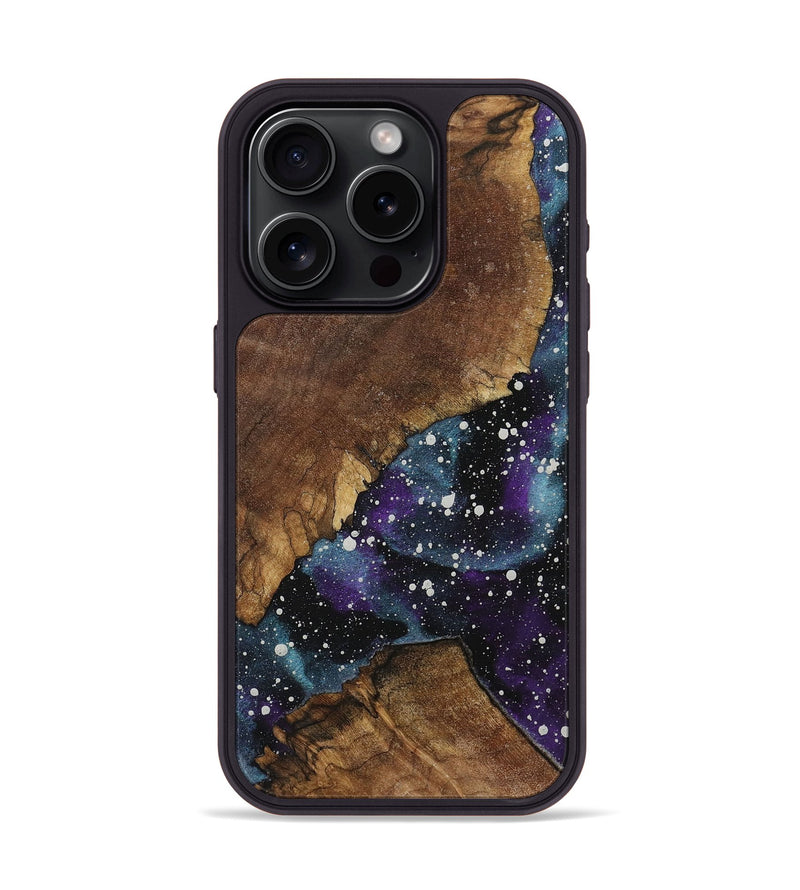 iPhone 15 Pro Wood+Resin Phone Case - Miracle (Cosmos, 721853)