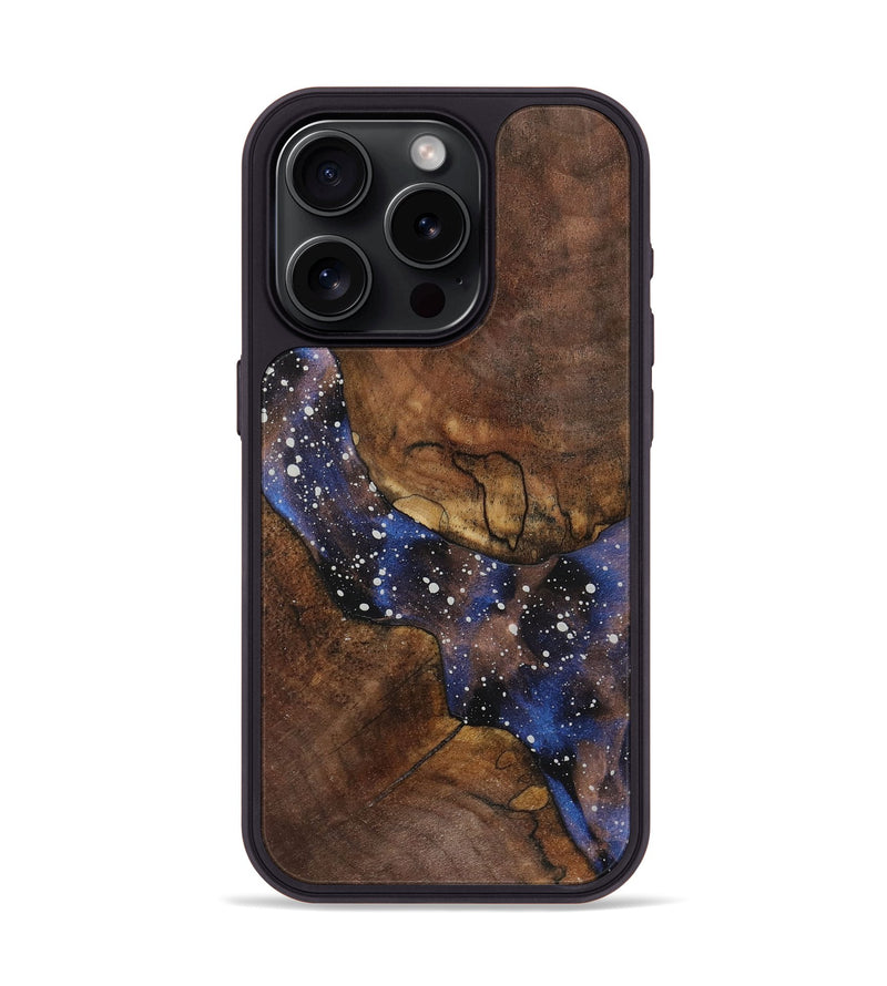 iPhone 15 Pro Wood+Resin Phone Case - Albert (Cosmos, 721856)