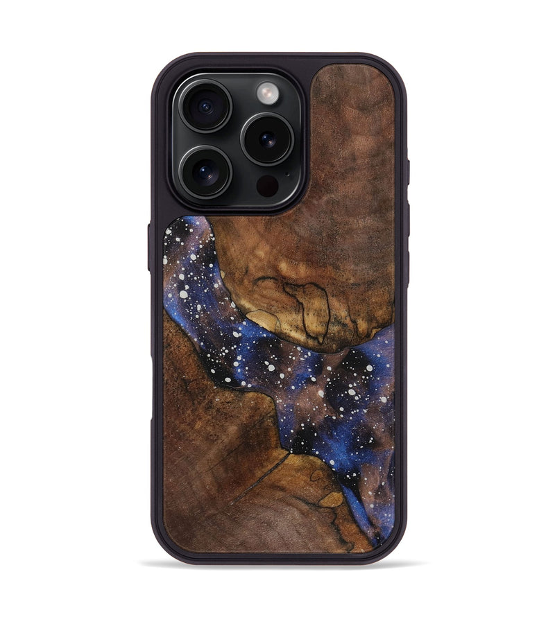 iPhone 16 Pro Wood+Resin Phone Case - Albert (Cosmos, 721856)