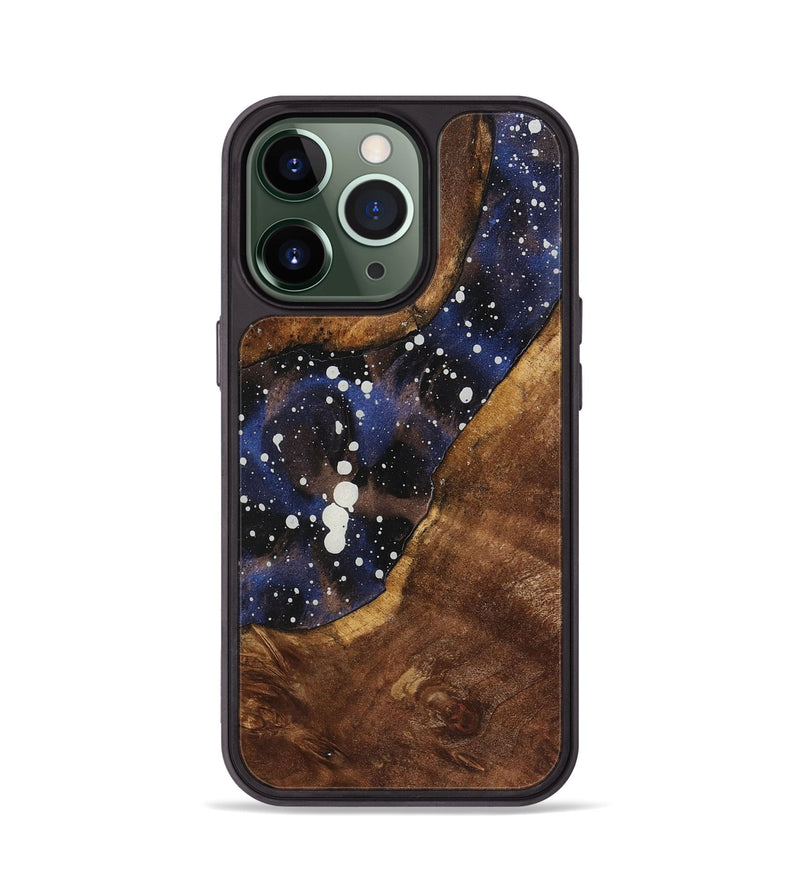 iPhone 13 Pro Wood+Resin Phone Case - Amina (Cosmos, 721858)