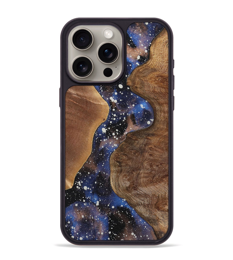 iPhone 15 Pro Max Wood+Resin Phone Case - Walker (Cosmos, 721860)