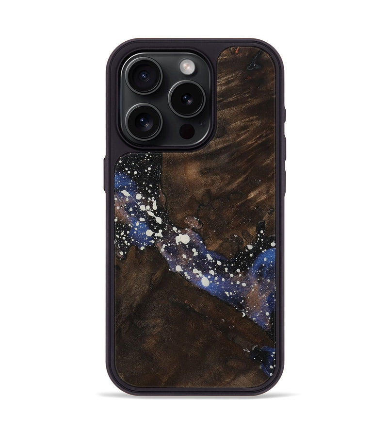 iPhone 15 Pro Wood+Resin Phone Case - Abby (Cosmos, 721862)