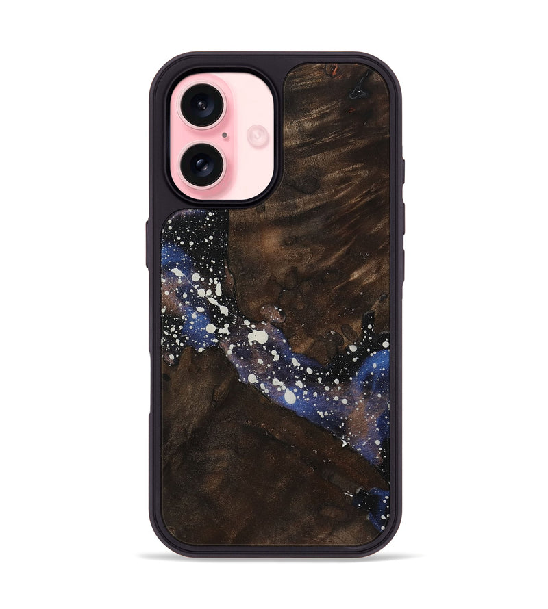 iPhone 16 Wood+Resin Phone Case - Abby (Cosmos, 721862)