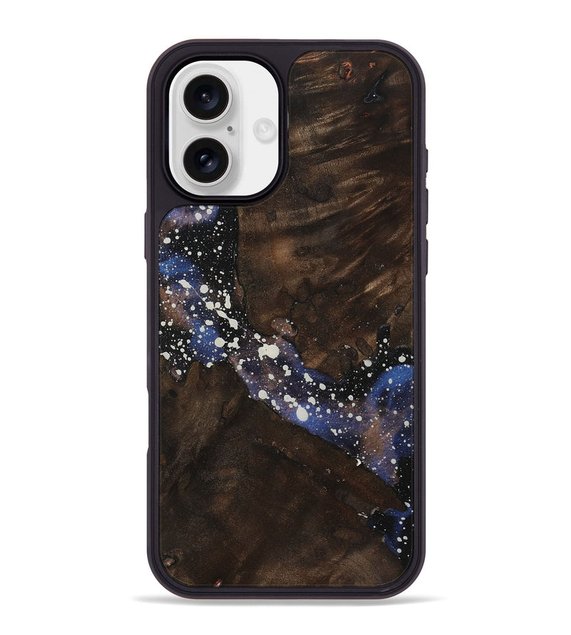 iPhone 16 Plus Wood+Resin Phone Case - Abby (Cosmos, 721862)