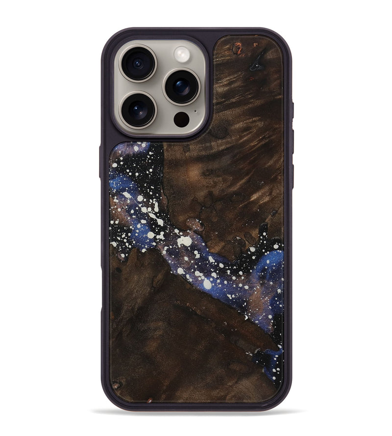 iPhone 16 Pro Max Wood+Resin Phone Case - Abby (Cosmos, 721862)