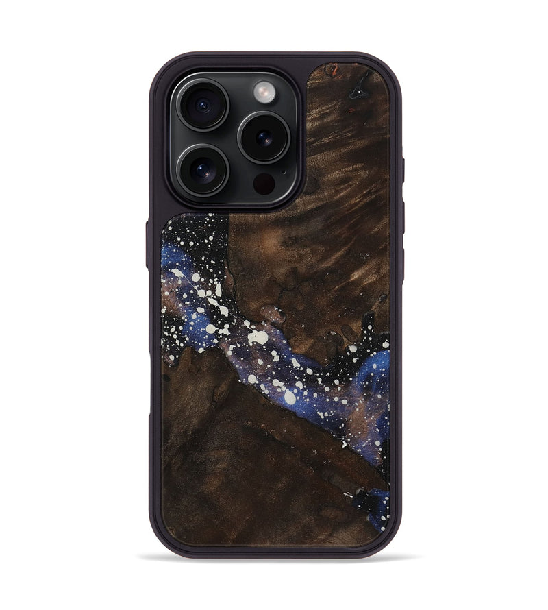 iPhone 16 Pro Wood+Resin Phone Case - Abby (Cosmos, 721862)