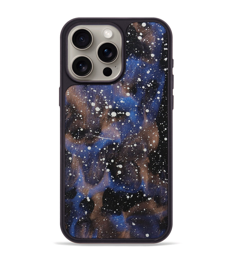 iPhone 15 Pro Max Wood+Resin Phone Case - Nakia (Cosmos, 721865)