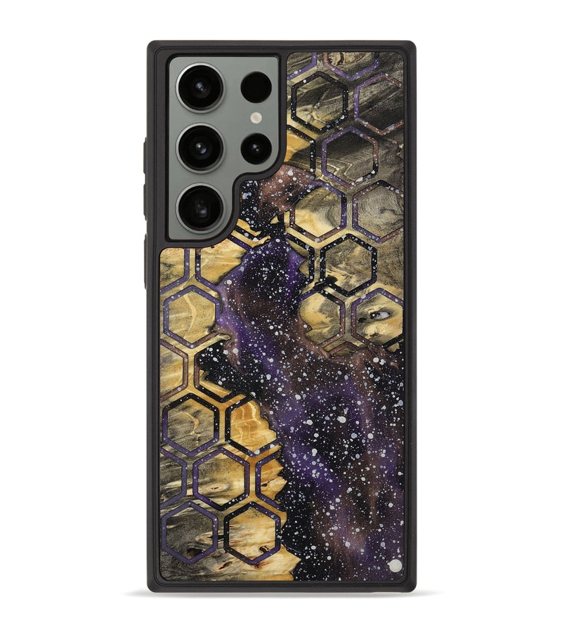 Galaxy S23 Ultra Wood+Resin Phone Case - Tevin (Cosmos, 721867)