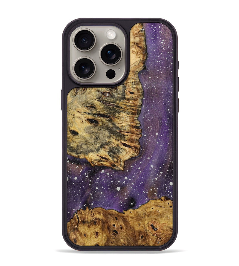 iPhone 15 Pro Max Wood+Resin Phone Case - Micah (Cosmos, 721869)