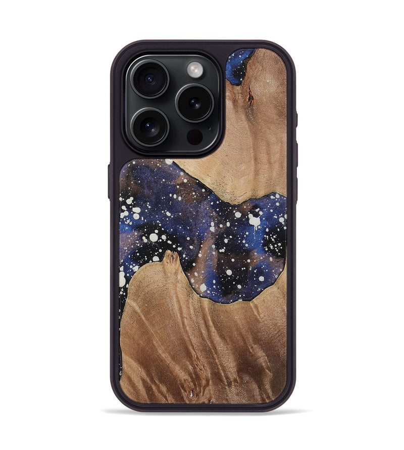 iPhone 15 Pro Wood+Resin Phone Case - Yvette (Cosmos, 721873)