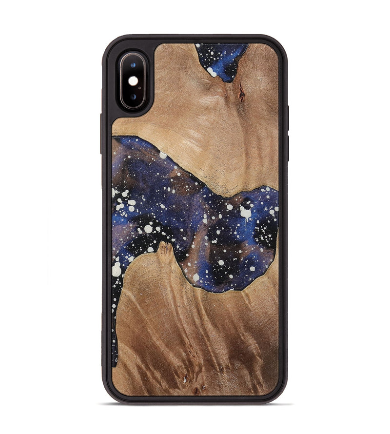 iPhone Xs Max Wood+Resin Phone Case - Yvette (Cosmos, 721873)