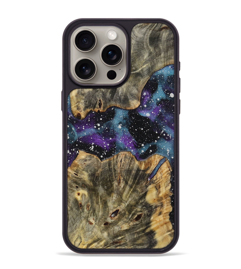 iPhone 15 Pro Max Wood+Resin Phone Case - Aylin (Cosmos, 721874)