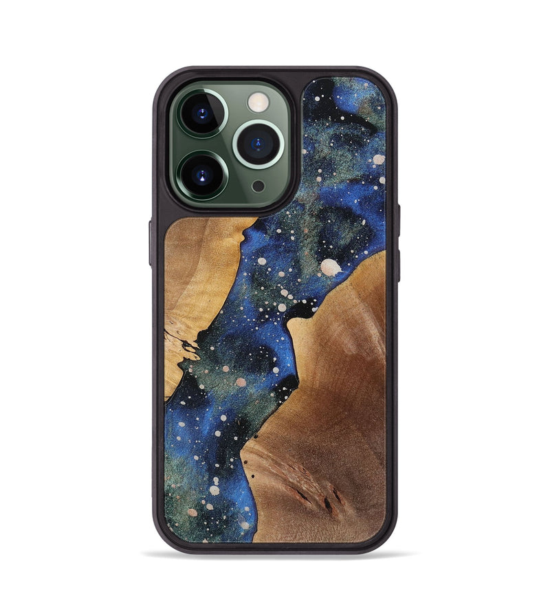 iPhone 13 Pro Wood+Resin Phone Case - Jaelyn (Cosmos, 721877)