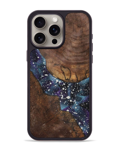 iPhone 15 Pro Max Wood+Resin Phone Case - Lincoln (Cosmos, 721883)