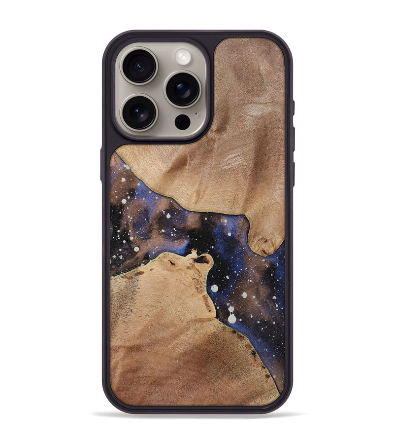 iPhone 15 Pro Max Wood+Resin Phone Case - Velma (Cosmos, 721884)