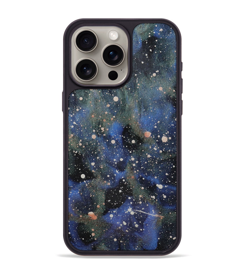 iPhone 15 Pro Max Wood+Resin Phone Case - Leigh (Cosmos, 721886)