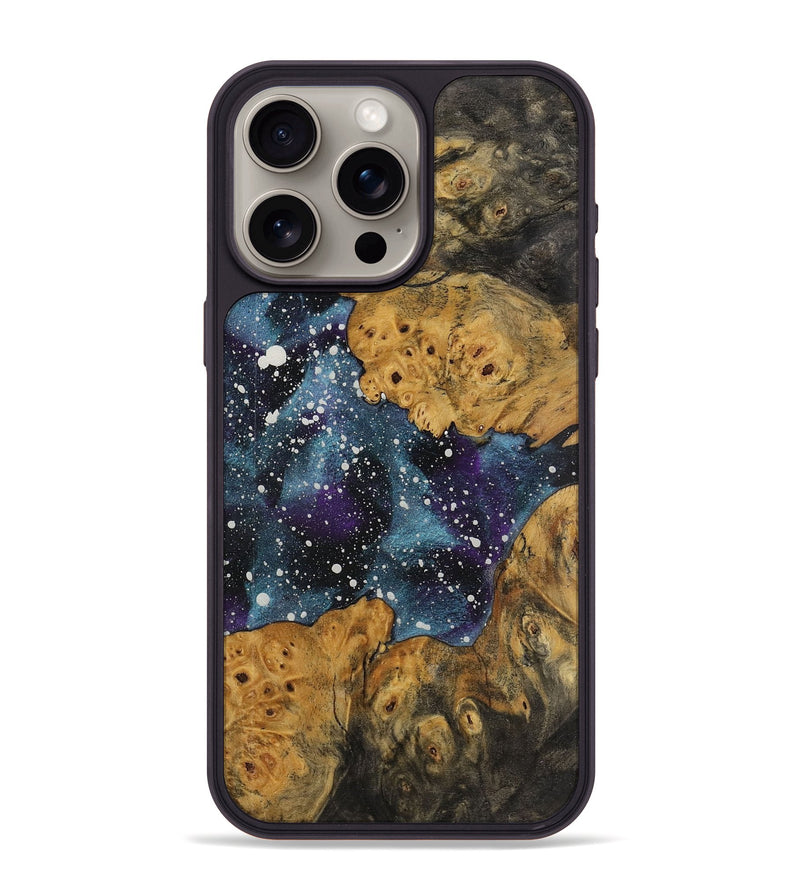 iPhone 15 Pro Max Wood+Resin Phone Case - Mickey (Cosmos, 721889)