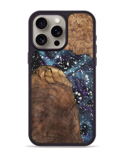 iPhone 15 Pro Max Wood+Resin Phone Case - Debby (Cosmos, 721891)