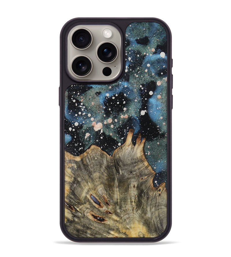 iPhone 15 Pro Max Wood+Resin Phone Case - Zuri (Cosmos, 721895)