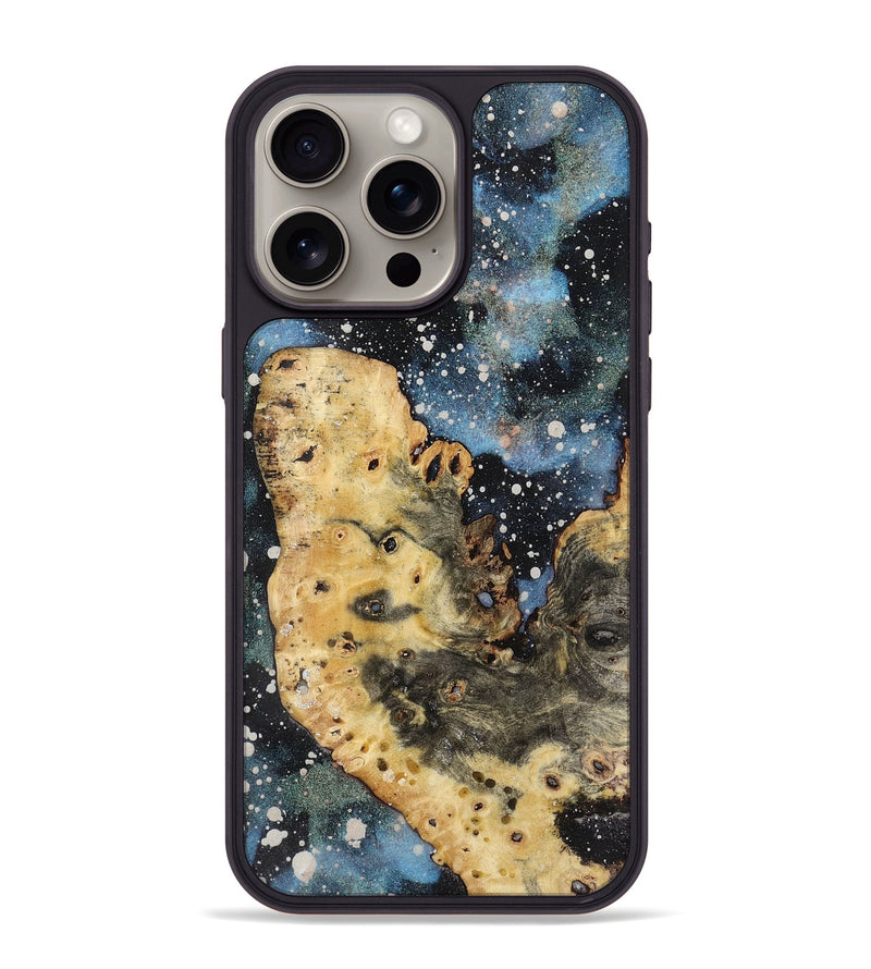 iPhone 15 Pro Max Wood+Resin Phone Case - Ross (Cosmos, 721896)