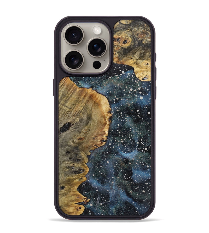 iPhone 15 Pro Max Wood+Resin Phone Case - Jameson (Cosmos, 721898)