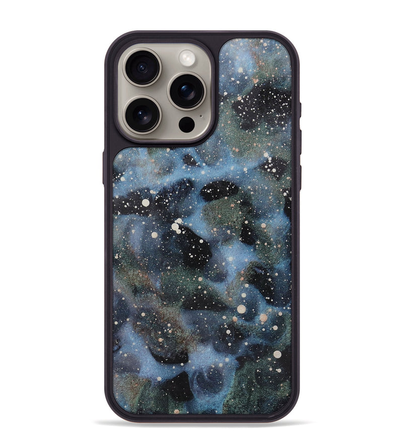 iPhone 15 Pro Max Wood+Resin Phone Case - Heaven (Cosmos, 721902)