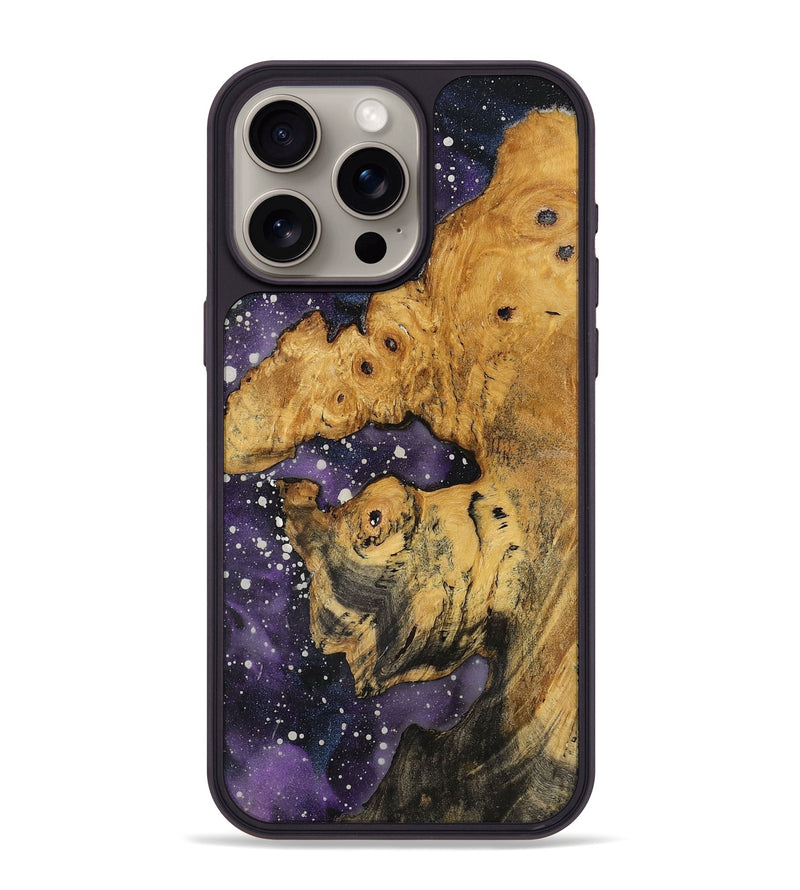 iPhone 15 Pro Max Wood+Resin Phone Case - Maria (Cosmos, 721903)