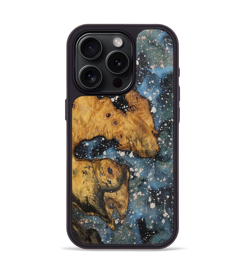 iPhone 15 Pro Wood+Resin Phone Case - Lane (Cosmos, 721908)