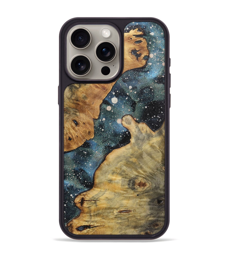 iPhone 15 Pro Max Wood+Resin Phone Case - Addison (Cosmos, 721909)