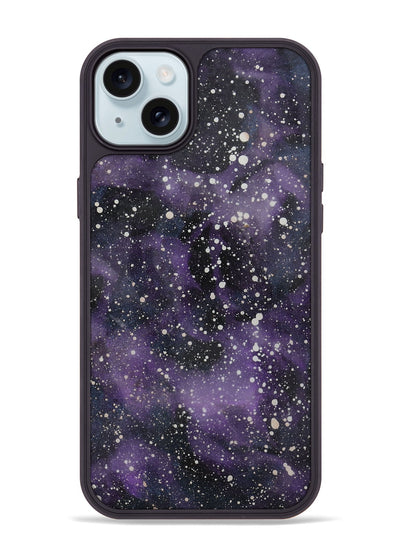 iPhone 15 Plus Wood+Resin Phone Case - Genevieve (Cosmos, 721911)