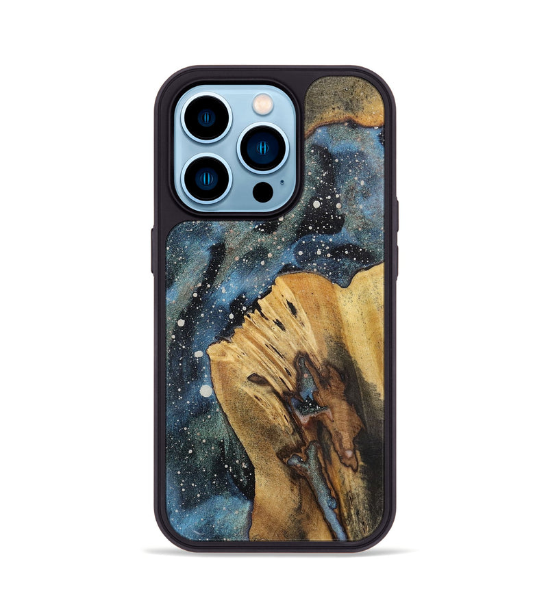 iPhone 14 Pro Wood+Resin Phone Case - Amaya (Cosmos, 721912)