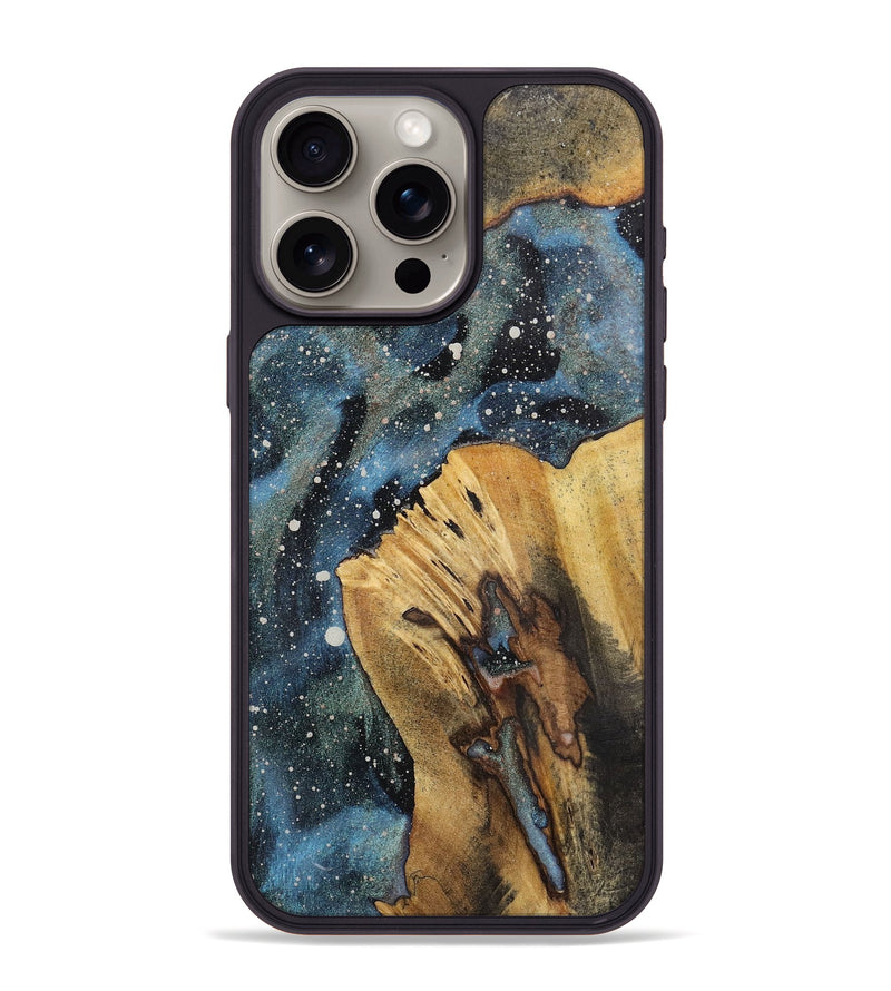 iPhone 15 Pro Max Wood+Resin Phone Case - Amaya (Cosmos, 721912)