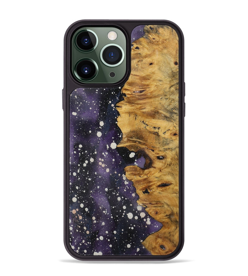 iPhone 13 Pro Max Wood+Resin Phone Case - Tameka (Cosmos, 721914)