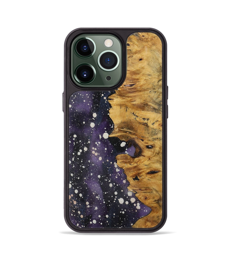 iPhone 13 Pro Wood+Resin Phone Case - Tameka (Cosmos, 721914)