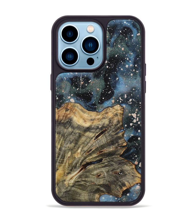 iPhone 14 Pro Max Wood+Resin Phone Case - Hope (Cosmos, 721915)