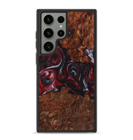 Galaxy S23 Ultra Wood+Resin Phone Case - Dayanara (Red, 721920)