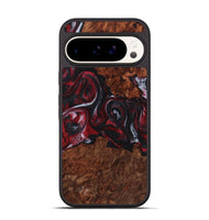 Pixel 9 Wood+Resin Phone Case - Dayanara (Red, 721920)