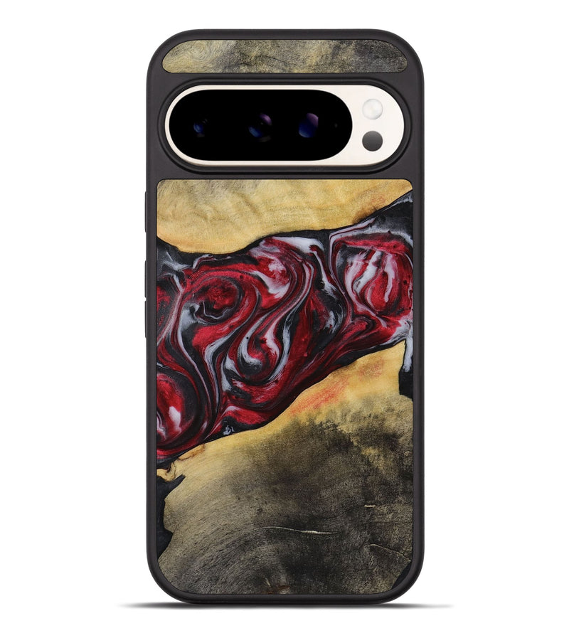 Pixel 9 Pro XL Wood+Resin Phone Case - Holly (Red, 721923)