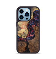 iPhone 14 Pro Wood+Resin Phone Case - Matt (Red, 721924)